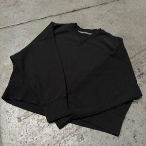 BNWT American Eagle AE Oversized Boyfriend Sweatshirt Black XL